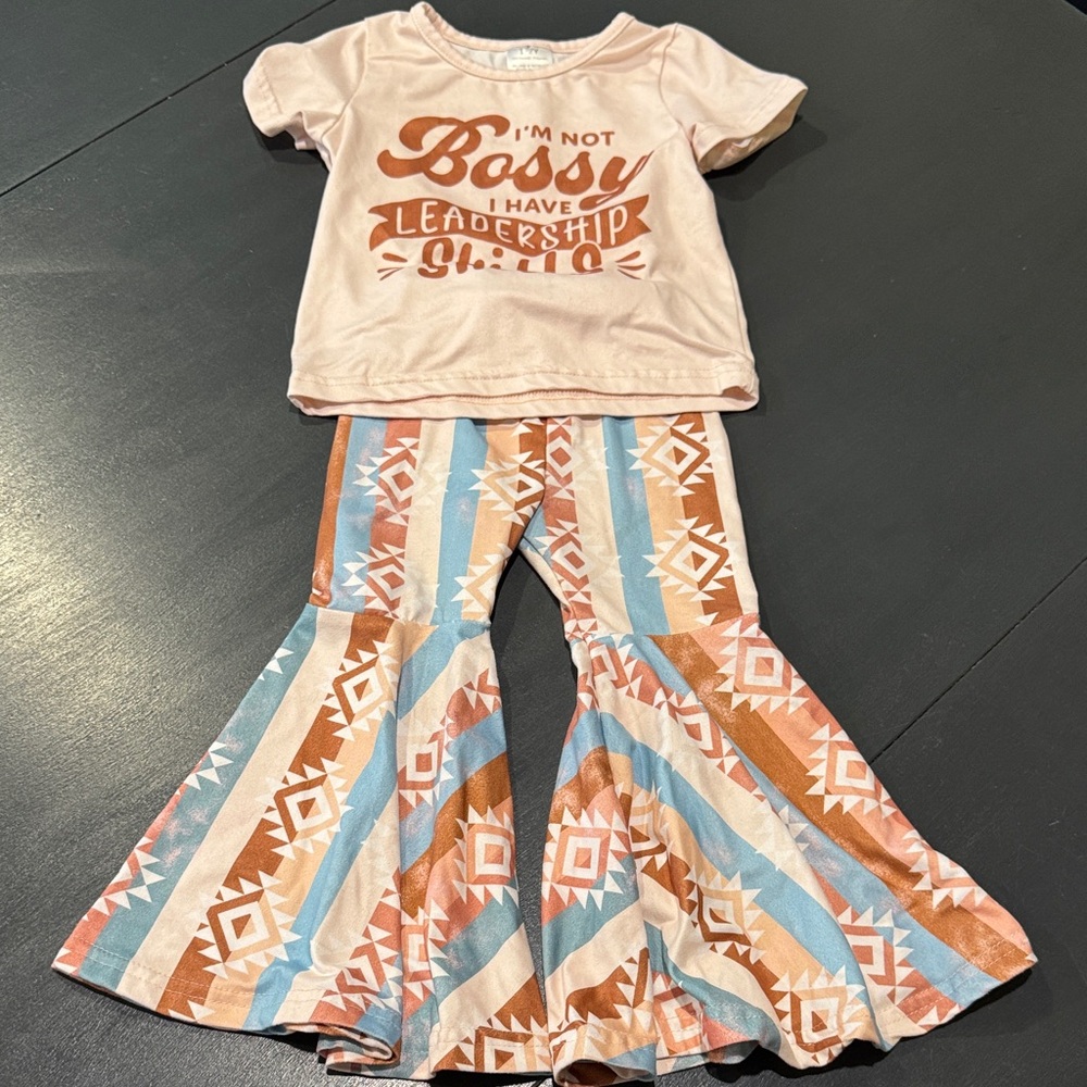 Sassy Bellbottom Set - 1-2 years